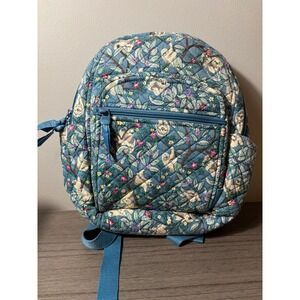 Vera Bradley Small Backpack "Hanging Around" Sloth Pattern Travel Animals